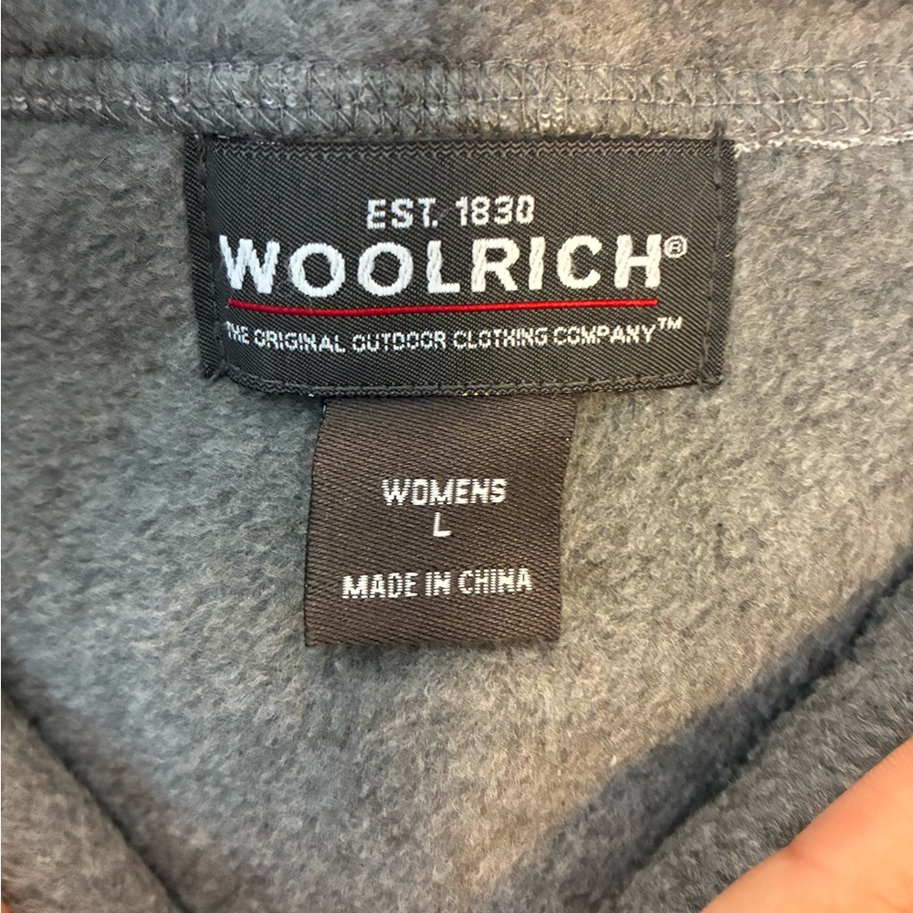 Woolrich 100% Lambswool Fair Isle Sweater Large Red - Picture 5 of 8